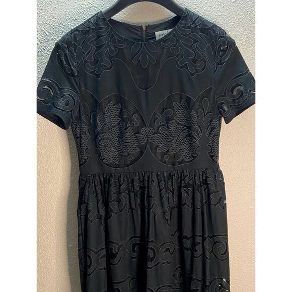 Pepaloves Brand Black Lace Maxi Dress Size XS - Picture 6 of 10